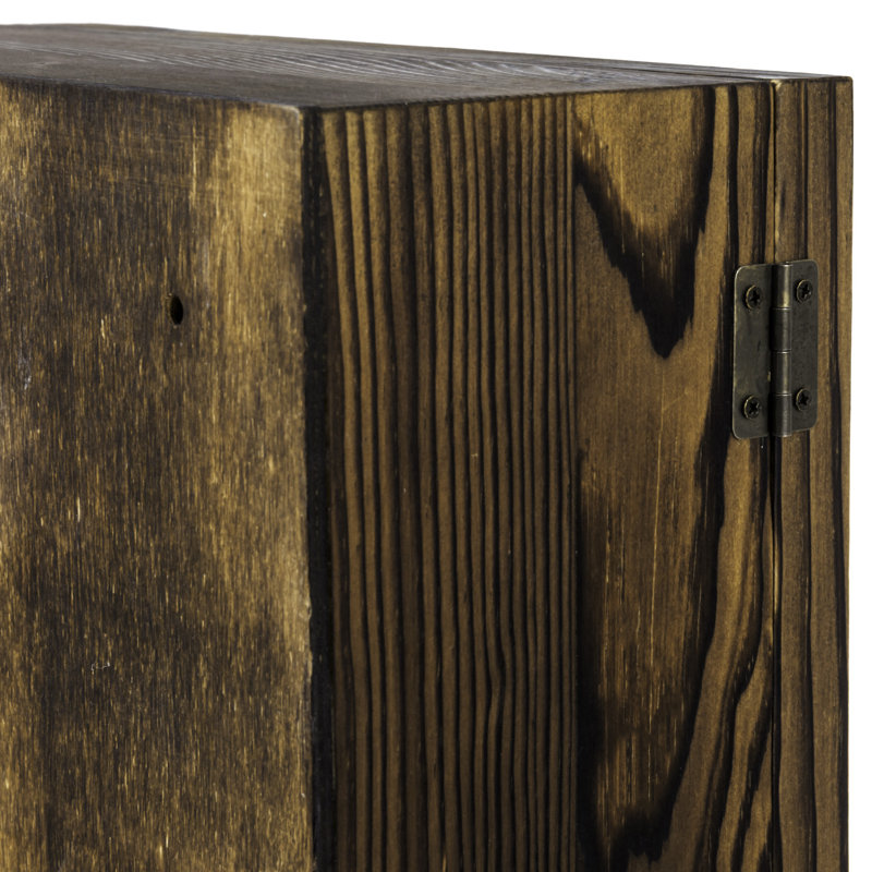 Boîte à trophées en bois massif