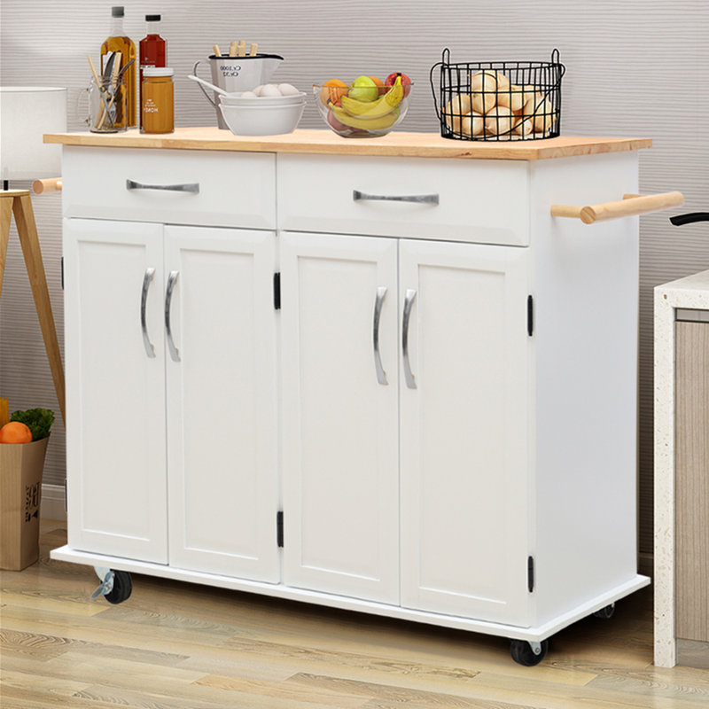 Allar Wood Kitchen Island