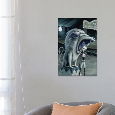 Leona The Lion Tamer by Megan Majewski - Wrapped Canvas Print