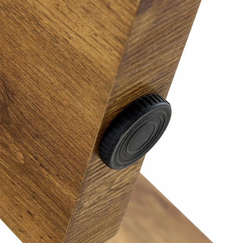 Minimalist Circular MDF Material Coffee Table with Unique Embedded Design and Three - Leg Support for Stable and Practical Home Use