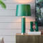Lampe de table en cuir 14 po x 14 po x 27 po, assemblage requis