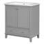 Meuble-lavabo autoportant 30 po Nochur-694614282