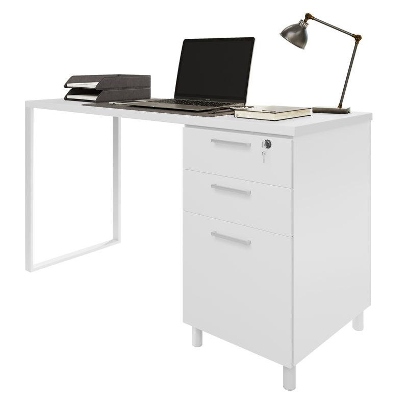 Bureau réversible Faith-Sharona, Noyer cassé