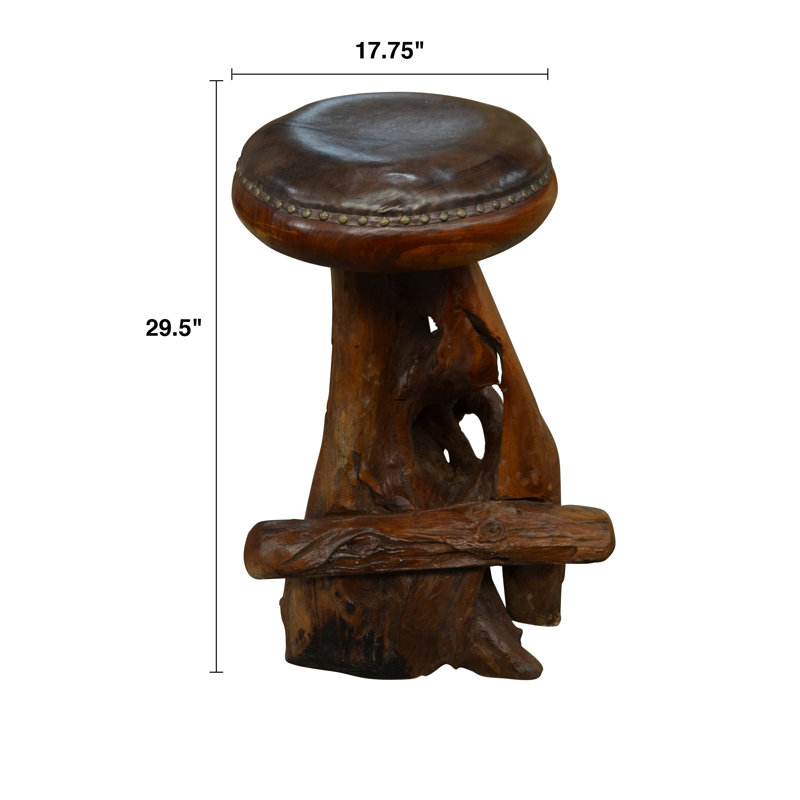 Palmhurst Upholstered Counter Stool with Solid Wood Frame, Counter Stool (26" Seat Height)