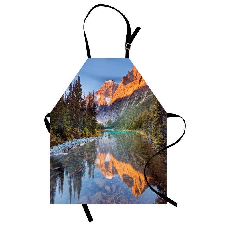 Multicolore, tablier East Urban Home Nature unisexe, montagnes canadiennes