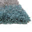 Tapis abstrait en polypropylène tissé à la machine Dalpe - turquoise / gris / blanc-25085444