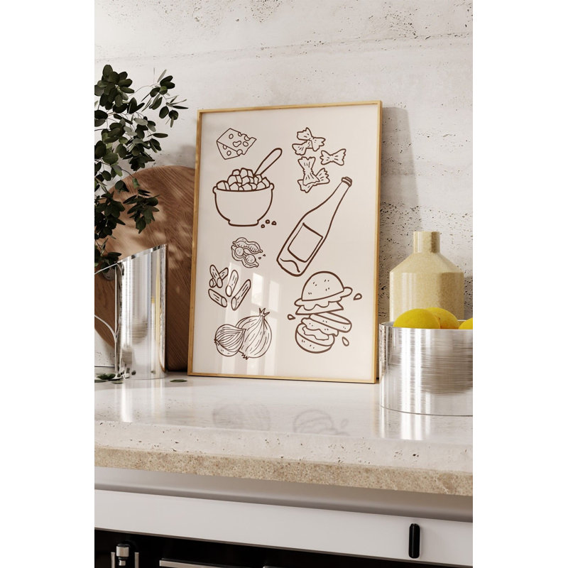 Peinture décorative encadrée
