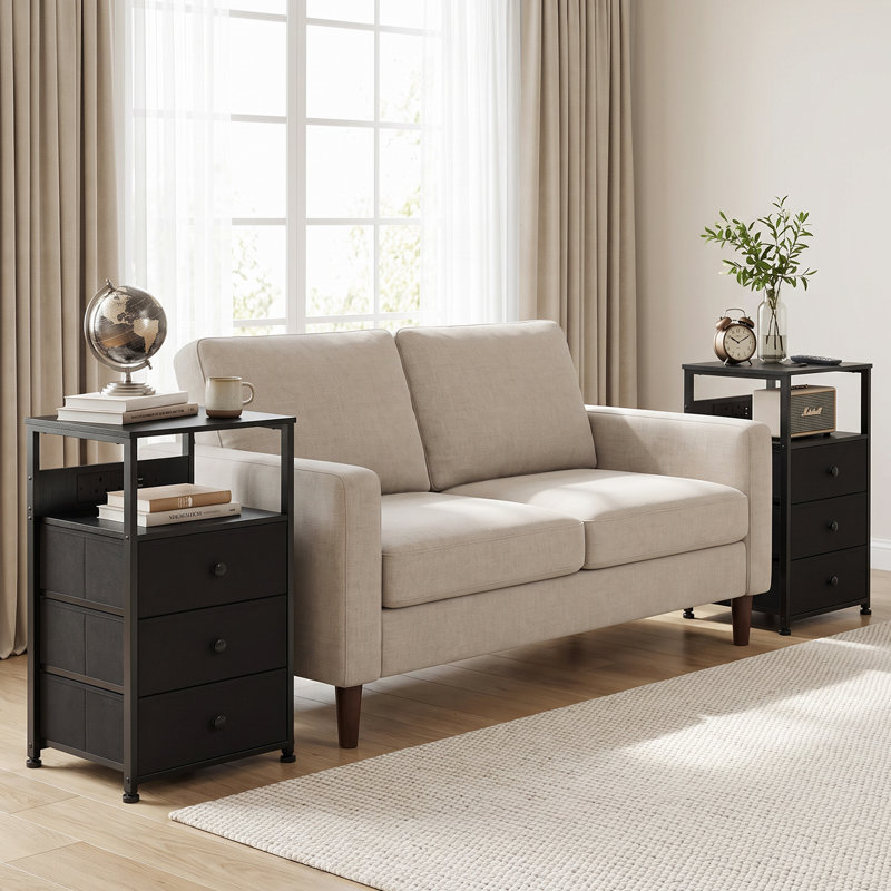 Bedside Table, Black