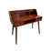 Calman Solid Wood Writing Desk with Power Outlet