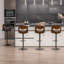 Tabouret de bar à hauteur ajustable (ensemble de 4)-1359931765