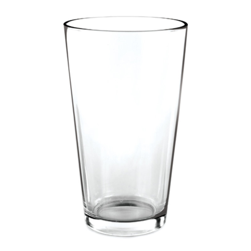 True Clear Heavy Duty Recyclable Glass Pint Tumblers, Set of 6