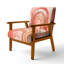 Chaise rembourrée Abstract Art Deco-755236238