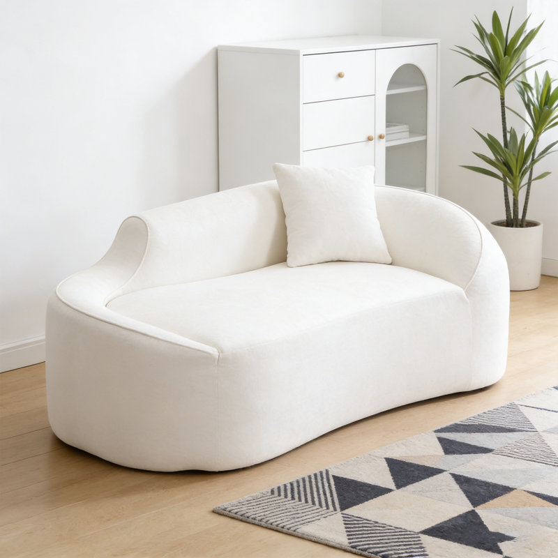 Chaise longue longue à compression Compression, Blanc