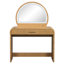 Table de coiffeuse 39 "avec miroir et miroir à écran tactile, coiffeuse avec tiroir pour chambre à coucher-2061299739