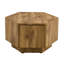 Table basse hexagonale en MDF avec tiroirs