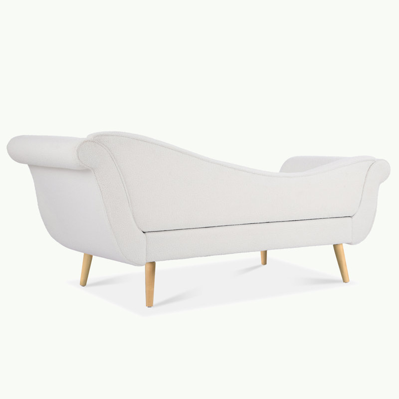 Keldyn Fabric Upholstered Bench, White