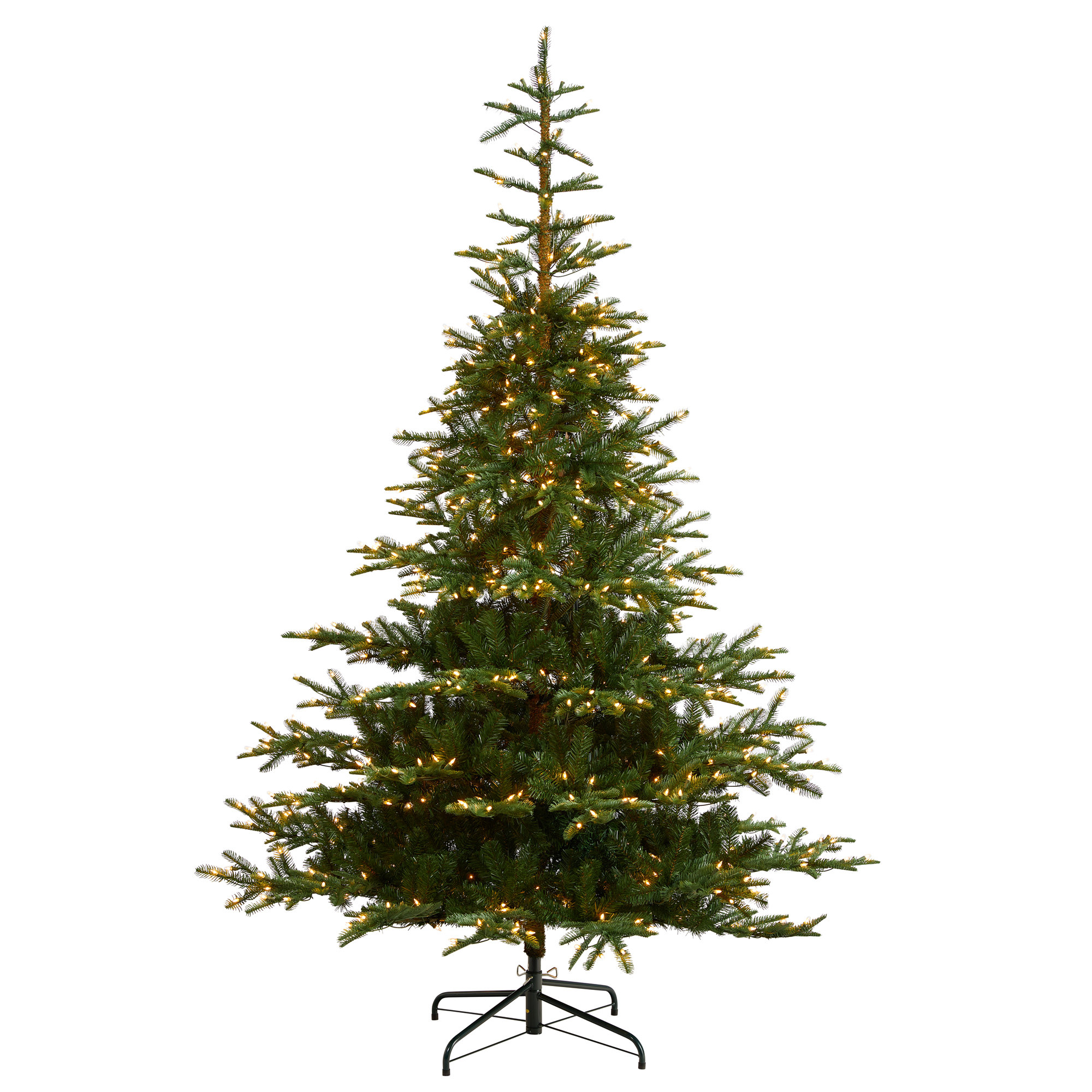 Lighted Artificial Spruce Christmas Tree, 8' H