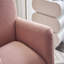 Chaise berçante en tissu avec repose-pieds réglable-193987682