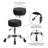 Shari Backless Adjustable Multi-Purpose Ergonomic Stool With Chrome Base