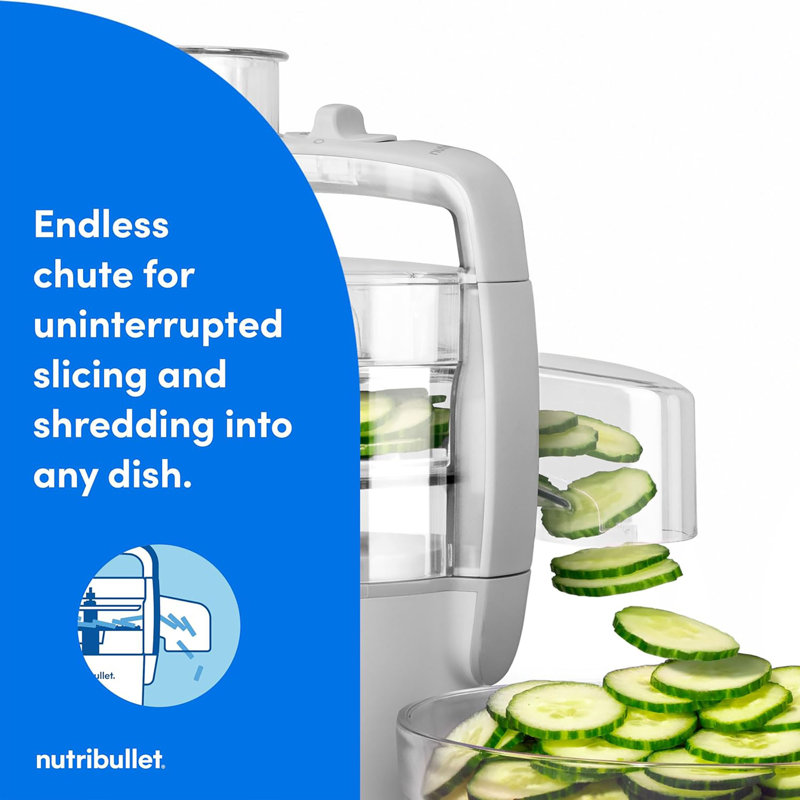 Robot culinaire Nutribullet Limitless - blanc, Blanc mat