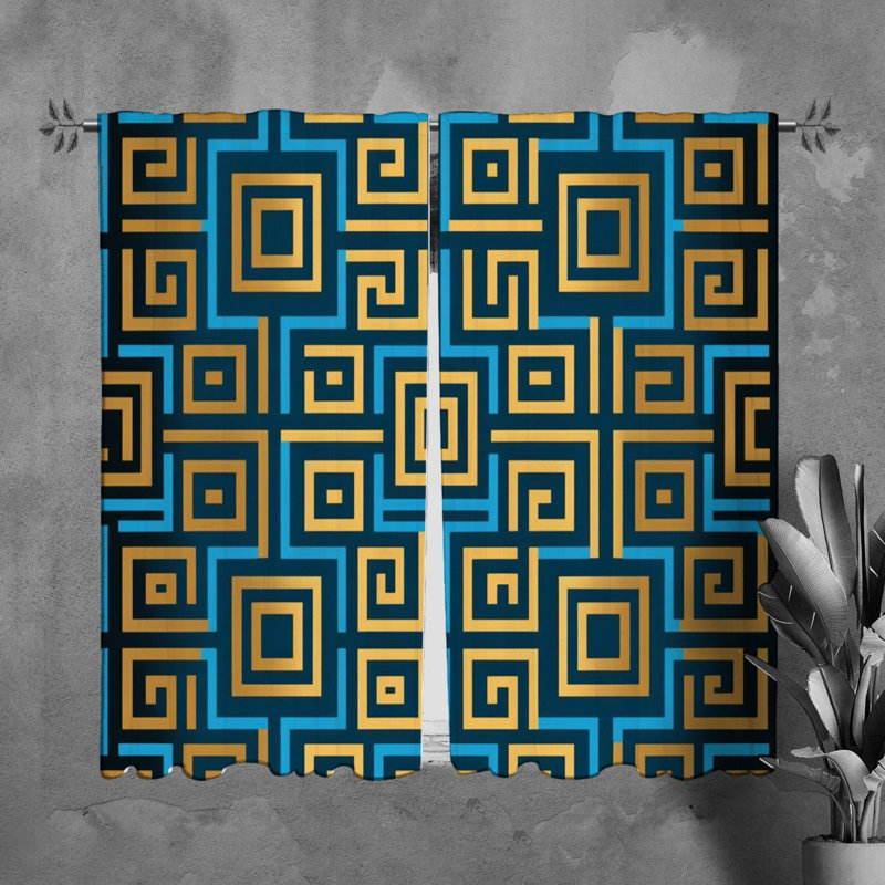Paire de rideaux obscurcissant en polyester Oliff, L 20 po x L 82 po