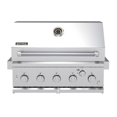 Spire 5-Burner Built-in Grill Head with Rear Burner