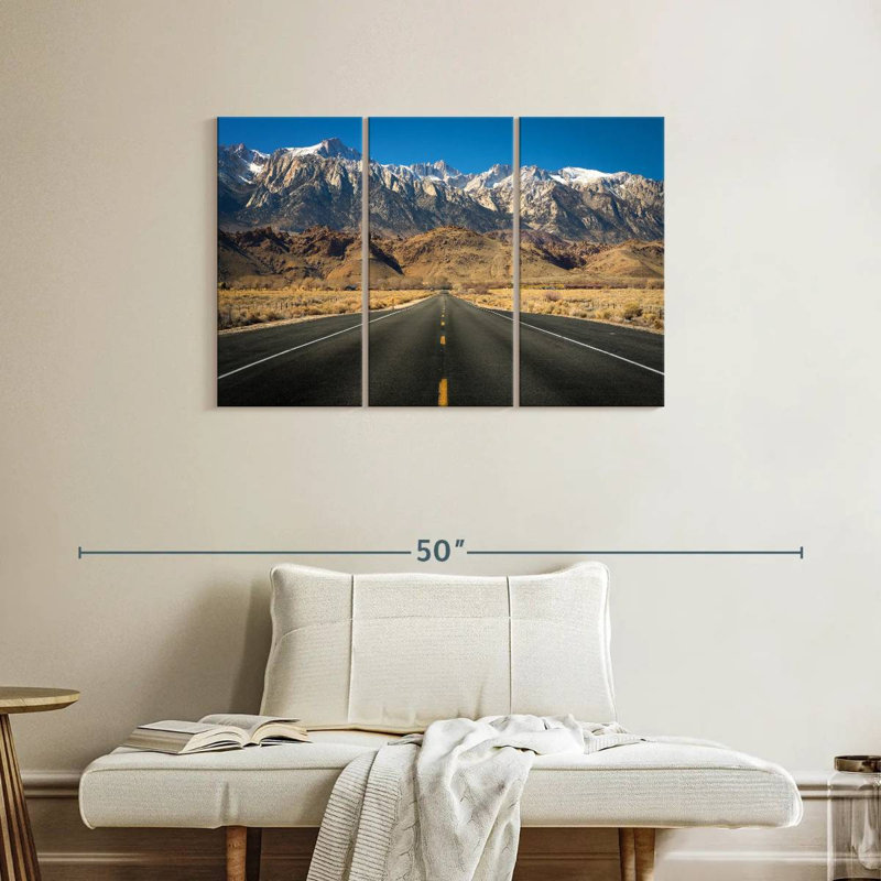 Road To Mt. Whitney, H 24 po x l 38 po