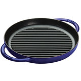 Staub 10.24 in. Cast Iron Round Grill Pan