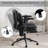 Modern Cross Legged Office Chair With Adjustable Lumbar And Armrests-951523852