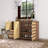 Sideboard Cabinet With Hand Carved Craftsmanship.-1604816106