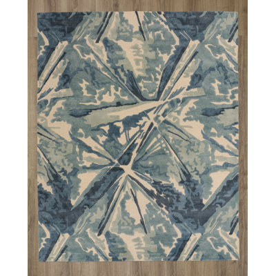 Hand Tufted Wool/Tencel Area Rug