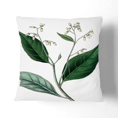 Gum Benjamin Tree Illustration Cushion with Filling