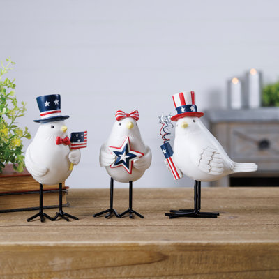 Americana Bird Figurine
