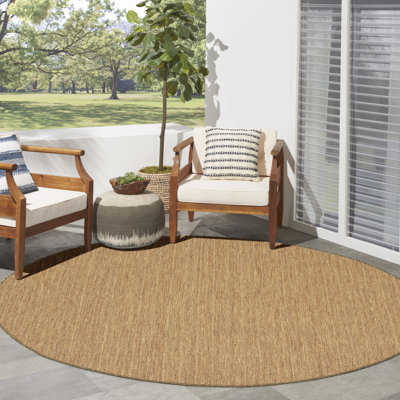 Remmie Natural Modern Indoor/Outdoor Rug