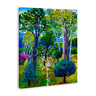 Toile d'arbres Medley Forest, conception par Lee Ann Zirbes