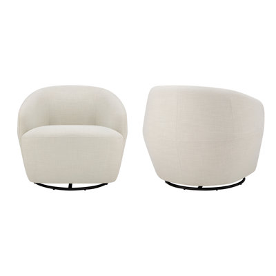 Fauteuil pivotant rembourré Ingetraut