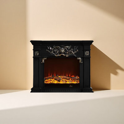American-style electronic simulation flame fireplace