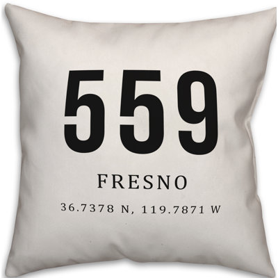  Fresno Coordinates Indoor/Outdoor Throw Pillow