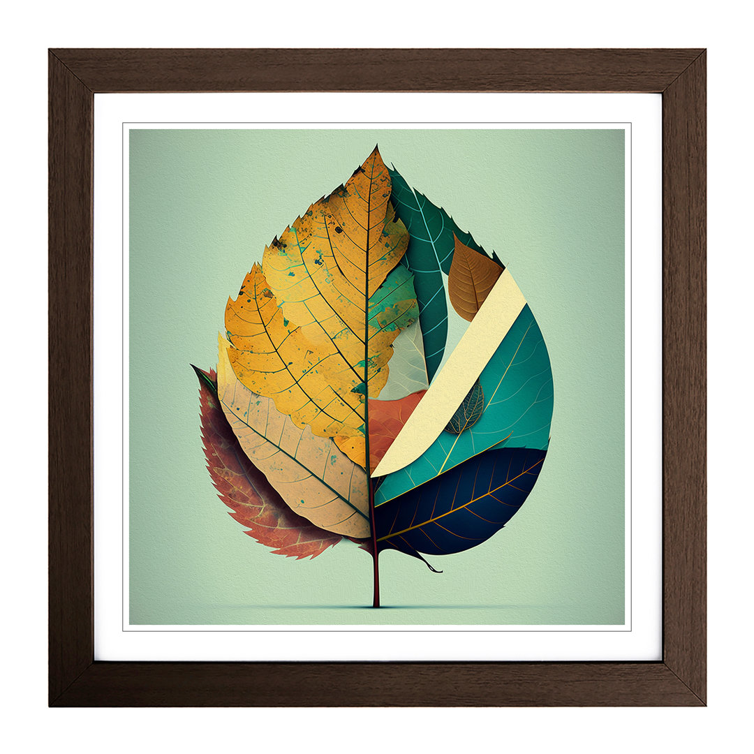 Leaf Constructivism - Framed Print