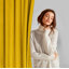 Odoaker Semi Sheer Curtains Single Panel-81103438