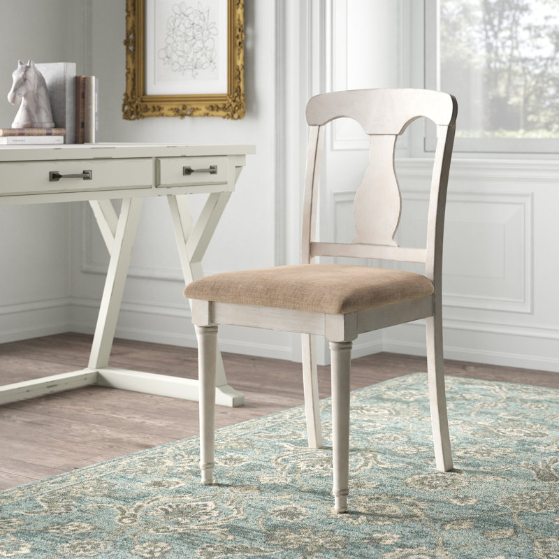 Daneya 19'' H Upholstered Acacia Side Chair