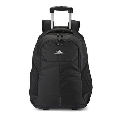 40-Liter Powerglide Pro Comfortable Wheeled Backpack, Black