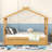 House Bed with Drawers & Wooden Frame-125376348
