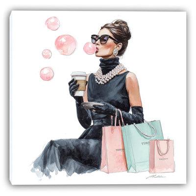 Art mural sur toile tendue Fashion Lady