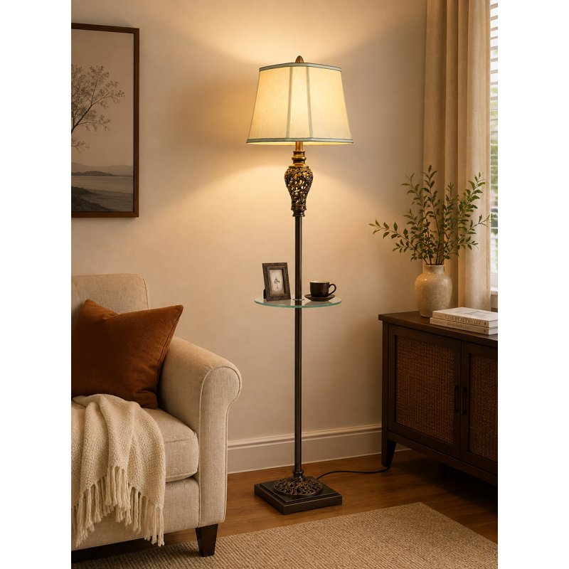 Lampe sur pied rustique