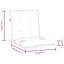 Coussins de chaise à dossier bas 6 pièces 39,4 po x 19,7 po x 2,8 po Red Barrel Studio®-2081375272
