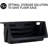 Mighty Tuff Heavy Duty Nesting Stack Bins, 3 Pack, Holds Up To 100 lbs, Black