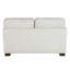 Elegance Comt Loveseat Cream Chenille Fabric Upholstery Decorative Pillows Solid Wood  Furniture 1Pc