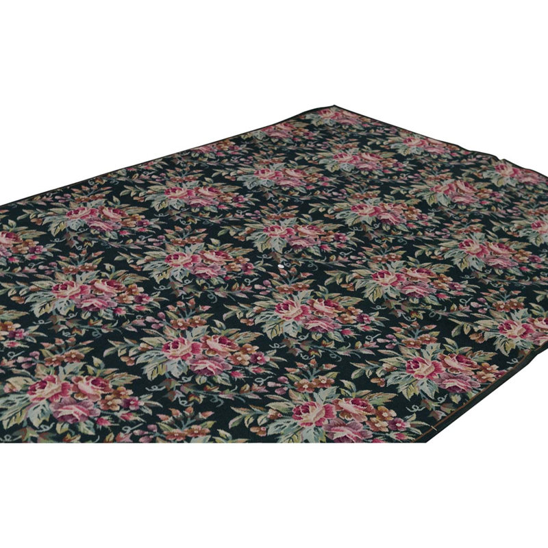 Handmade Wool Floral Area Rug