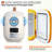 VEVOR Portable Countertop Mini Fridge with Freezer-94012483